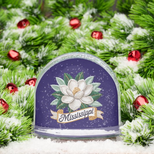 Mississippi State Flowers Embleem Sneeuwbol (Kerstmis)