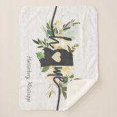 Mississippi State Gepersonaliseerde Home City Rust Sherpa Deken (Voorkant)