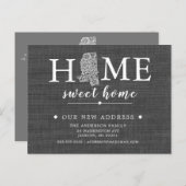 MISSISSIPPI State Moving Aankondiging Post Kaart (Voorkant / Achterkant)