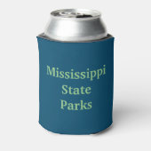 Mississippi State Parks Coozie! Blikjeskoeler (Blikje Achterkant)