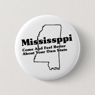 Mississippi State Slogan Ronde Button 5,7 Cm