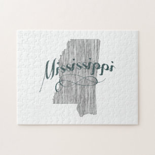 Mississippi State Typography Legpuzzel