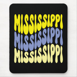 Mississippi State USA Muismat retro design