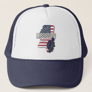 Mississippi State Verenigde Staten Kaart  Verenigd Trucker Pet