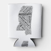 Mississippi State Word Cloud Blikjeskoeler (Voorkant)