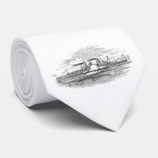 Mississippi Steamboot Stropdas (Opgerold)