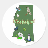 Mississippi Sticker (Voorkant)