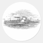 Mississippi Stoomboot Stickers (Voorkant)