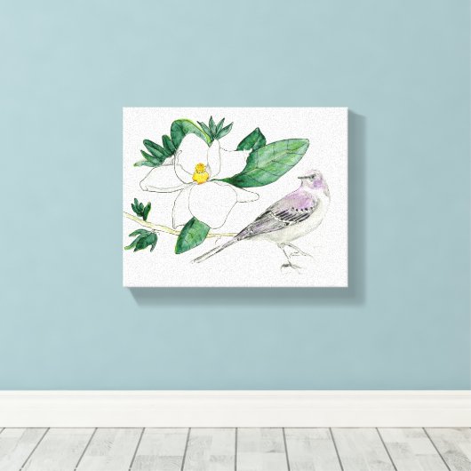 Mississippi Stretched Canvas Afdrukken (Insitu (Houten vloer))