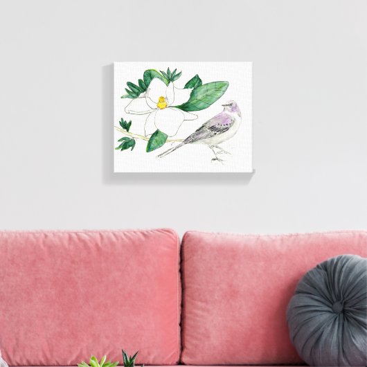 Mississippi Stretched Canvas Afdrukken (Insitu (Woonkamer))