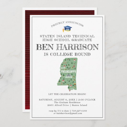 Mississippi | Studieacademie (Voorkant / Achterkant)