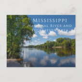 Mississippi Sunny Day, ten noorden van Minneapolis Briefkaart (Voorkant)