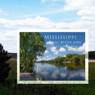 Mississippi Sunny Day, ten noorden van Minneapolis Briefkaart