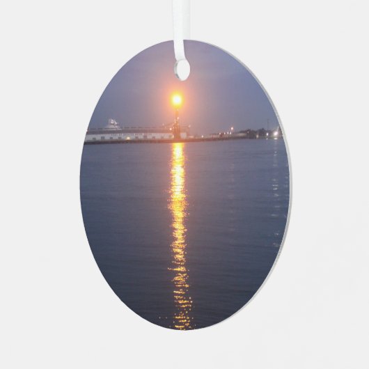 Mississippi Sunrise Metalen Ornament (Voorkant links)