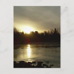 Mississippi, Sunrise reflectie Briefkaart