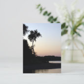 Mississippi Sunset Briefkaart (Staand voorkant)