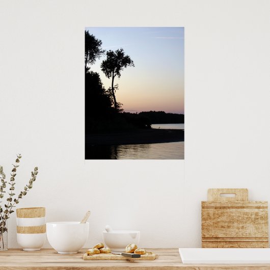 Mississippi Sunset Poster (Keuken)