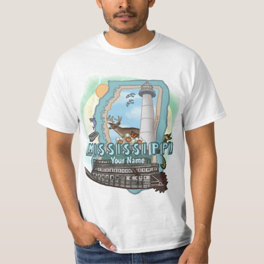 Mississippi t-shirt (Voorkant)