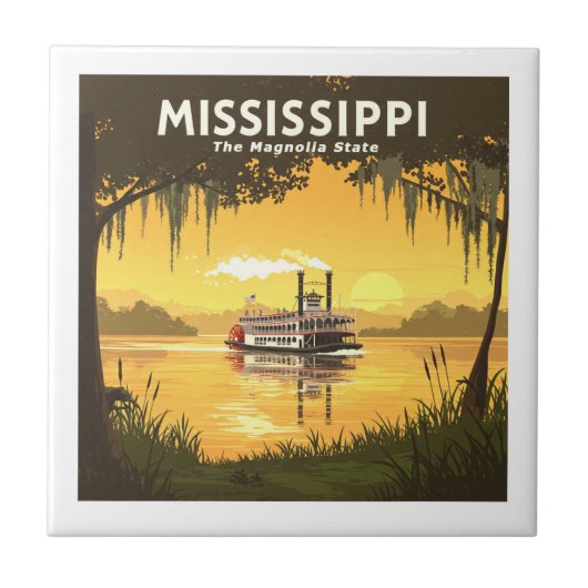 Mississippi Tegeltje (Voorkant)