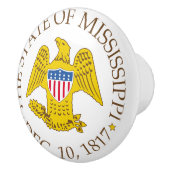 Mississippi-teken Keramische Knop (Rechts)