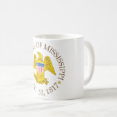 Mississippi-teken Koffiemok (Voorkant rechts)
