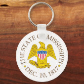 Mississippi-teken Sleutelhanger (Voorkant)