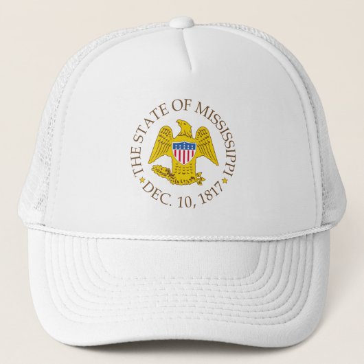 Mississippi-teken Trucker Pet (Voorkant)