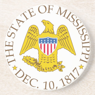 Mississippi-teken Zandsteen Onderzetter