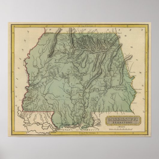 Mississippi Territory Poster (Voorkant)