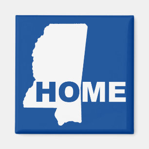 Mississippi Thuis Weg Van Staat Koelkastmagneet Magneet