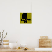 Mississippi Thuis Weg Van Staat Poster Bord (Keuken)