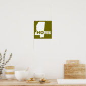 Mississippi Thuis Weg Van Staat Poster Bord (Keuken)