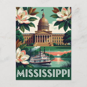 Mississippi USA Delta Blues Zuidelijke Geschiedeni Briefkaart