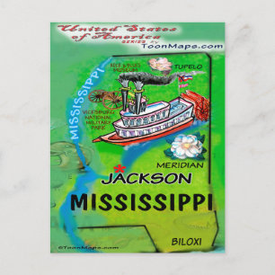 Mississippi USA Kaart