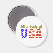 Mississippi USA! Magneet (Voorkant / Achterkant)