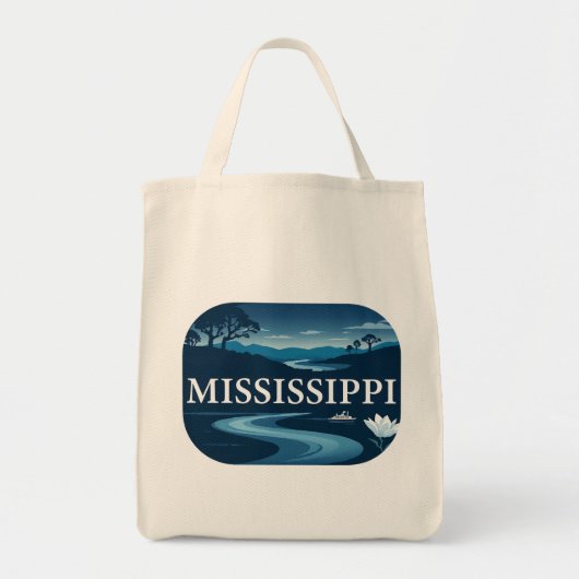Mississippi Verenigde Staten Tote Bag (Voorkant)