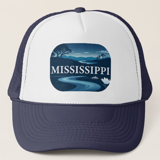 Mississippi Verenigde Staten Trucker Pet (Voorkant)