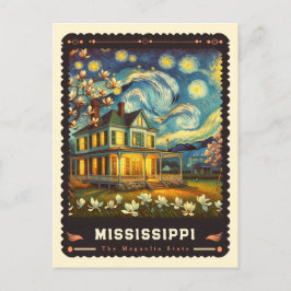 Mississippi | Vincent van Gogh geïnspireerd Briefkaart