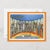 Mississippi Vintage Travel Briefkaart (Voorkant / Achterkant)