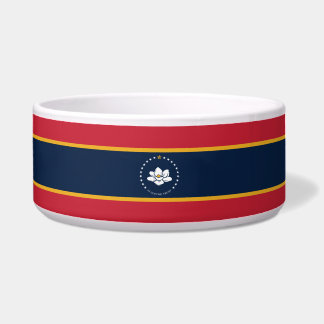 Mississippi-vlag - Nieuwe Magnoliavlag Voerbakje