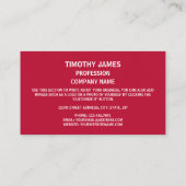 Mississippi Vlag Visitekaartje (Achterkant)