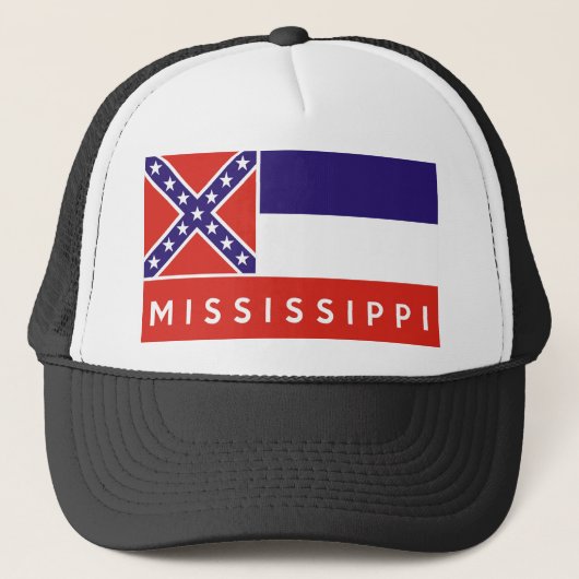 mississippi vlagamerica land naam trucker pet (Voorkant)