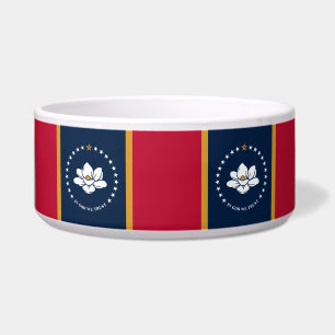 Mississippi Vlaggen Pet Bowl Voerbakje