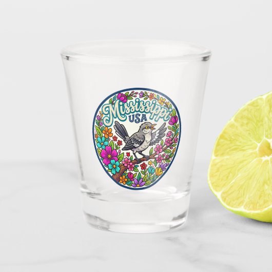 Mississippi VS Shot Glas (Voorkant)