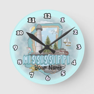 Mississippi Vuurtoren klok
