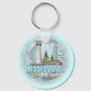 Mississippi Vuurtoren sleutelhanger