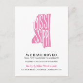 MISSISSIPPI We hebben New address New Home verplaa Briefkaart (Voorkant)