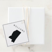 Mississippi Welcome Bag Gift Label, Wedding Weeken Bedankjes Labels (In situ)