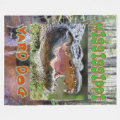 MISSISSIPPI YARD HOND Fleece Dekens (Voorkant (Horizontaal))