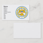 Mississippi-zegel Visitekaartje (Voorkant / Achterkant)